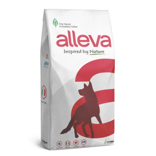 Croquettes sans céréales Alleva Holistic Agneau & Cerf + Chanvre & Ginseng chien adulte mini 12kg